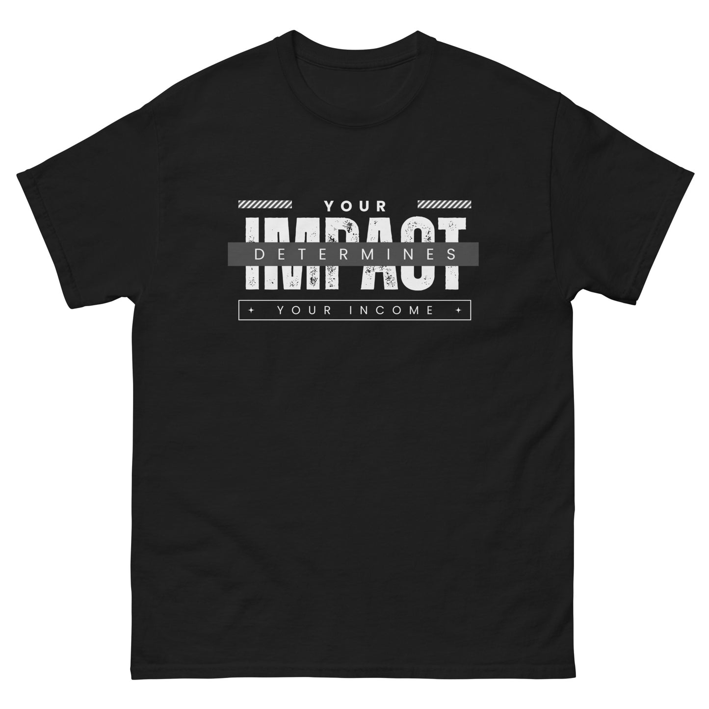 Impact Determines Income Men's classic tee
